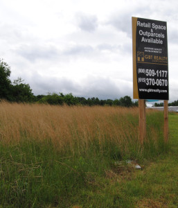 Nashville-based GBT Realty has dropped plans to develop this property near Sunset Drive and North State of Franklin Road. (Photo by Scott Robertson)