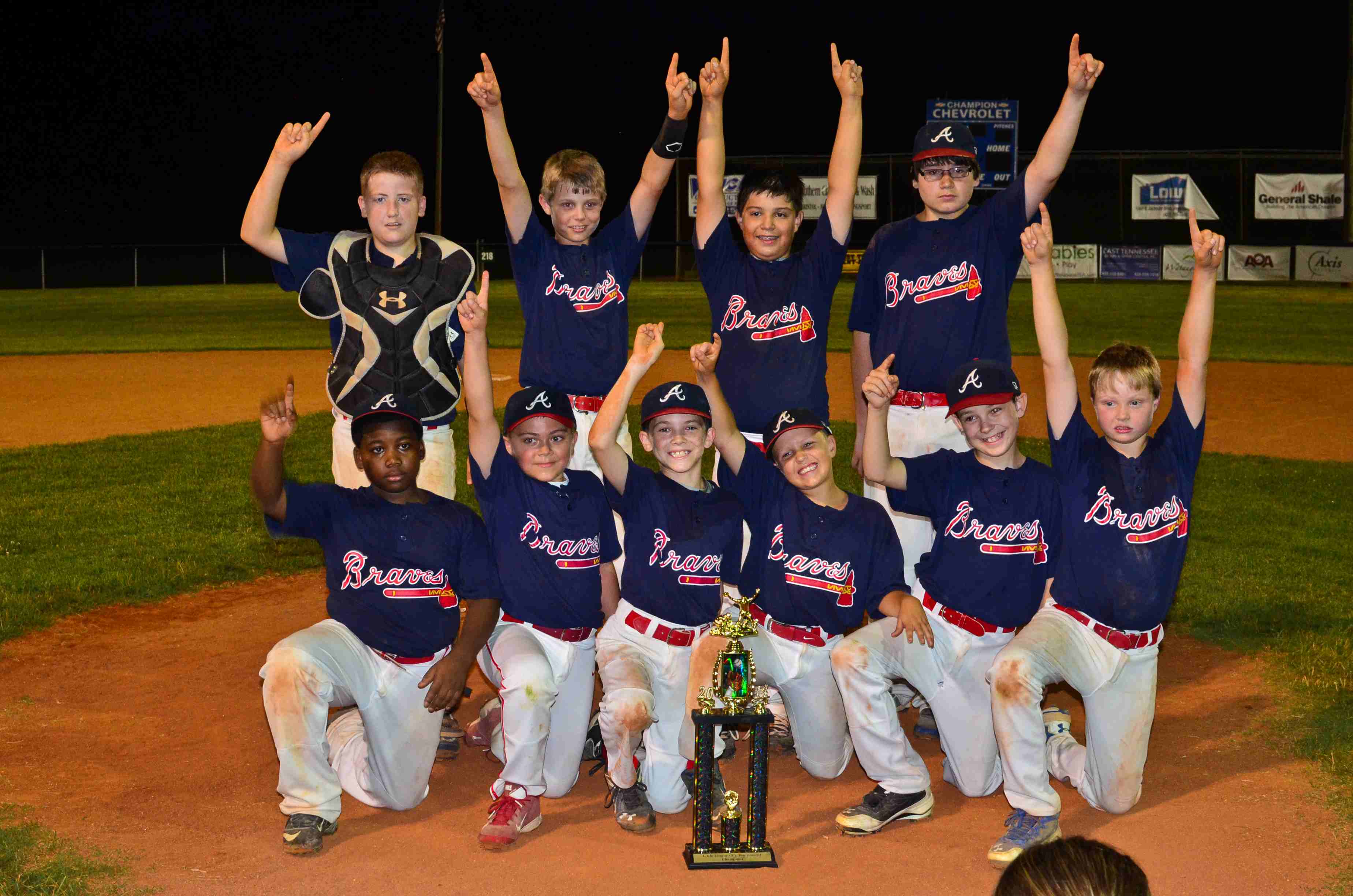 All the marbles Braves take Johnson City Little League title