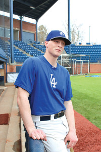 Clint Freeman joined the Dodgers at their minor league spring training facility this week. Photo by Jeff Keeling