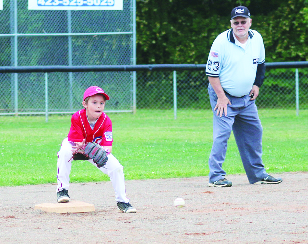 Alex Estes looks to make a play on a grounder to second base.