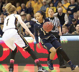 Ezell calls freshman Tianna Tarter, a Johnson City native, ‘a perfect example of perseverance.’ Photos by Dakota Hamilton. See photo galleries at docophotography.com
