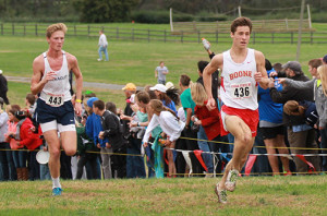 Daniel Boone senior Mitch Bronstetter races to the finish at Saturday’s TSSAA Cross Country Championships. Bronstetter finished 13th, good for an All-State honor. Photo by Eric Roth