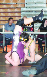 Sophomore 170-pounder Denzel Medina started things off right by pinning his Tennessee High opponent in Science Hill’s conference-clinching win.