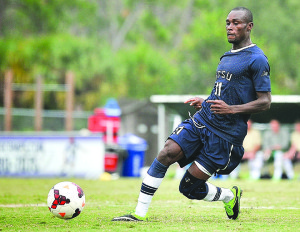 Itode Fubara, a former all-conference player for ETSU, is already slated to play for the Otters. Photo courtesy ASunphotos.com