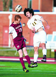 Senior Science Hill midfielder Lucas Altman, right, will see what higher-level competition is like before heading to Wofford College in the fall. Photos by Bart Nave. Photo galleries at: bart.ifp3.com