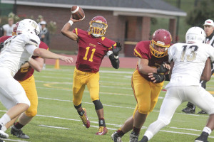 Jaylan Adams’ accurate passing has been a big part of Science Hill’s late-season resurgence. Photo by Robert Kell