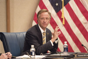Tennessee Governor Bill Haslam was on hand for ETSU’s first Board of Trustee’s meeting on Friday, March 24. The Focus Act, which was signed in 2016, allowed the six public universities across the state to form their own boards instead of having to rely on Nashville.