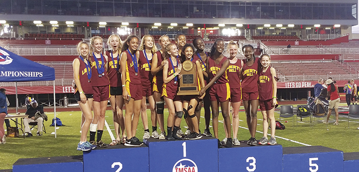 The Science Hill Liberty Bell girls track team brought home a team state championship from their time at the TMSAA State Meet.