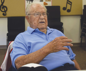 Legendary Milligan coach, teacher and athletic director Duard Walker reflects on his life. Photo By Gary Gray