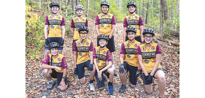 Science Hill started a mountain biking team last fall, which provided another sign that the sport is growing in popularity in our region. PHOTO BY COLLIN BROOKS