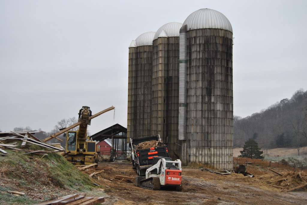 This file photo shows workers preparing the Keefauver Farm site for future development. At its last meeting, the Johnson City Commission took the first steps toward removing the recreational designation currently attached to the property, which is located a half-mile beyond the city limits in Washington County. PHOTO BY DAVE ONGIE