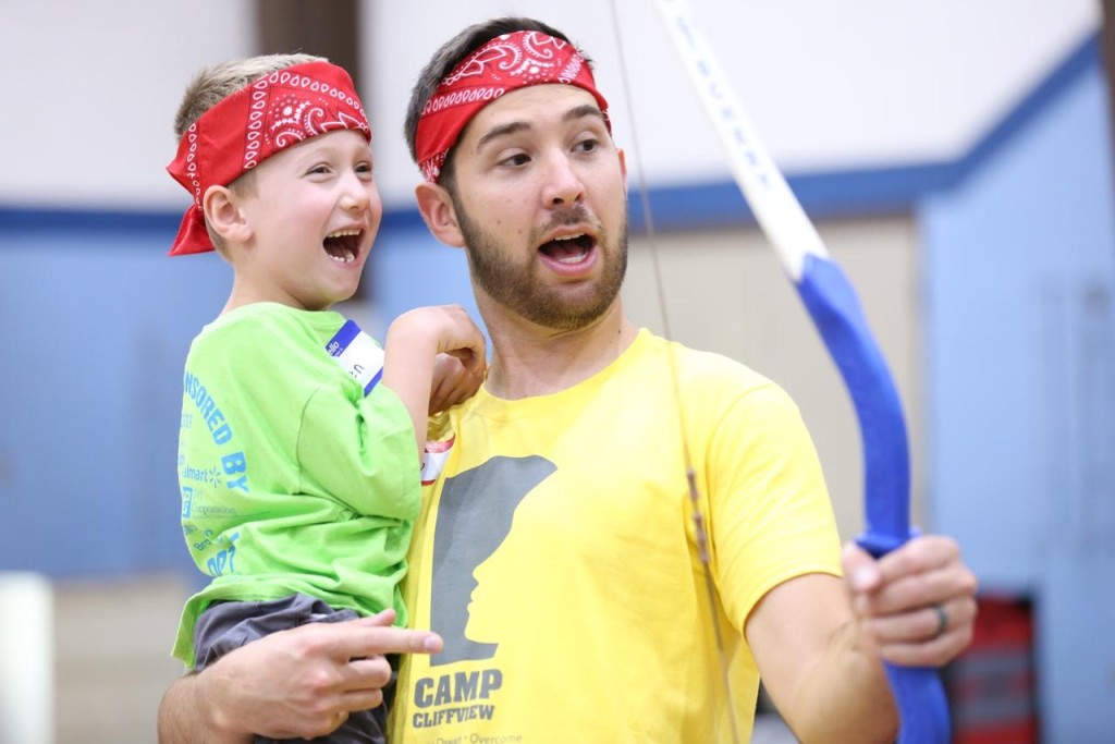 Camp Cliffview, a camp for children with special needs, will wrap up its fifth year on Sept. 8. Volunteer counselors - most of them students at ETSU and Milligan College - help camp founders Helen Berry and Ashleigh Dalton provide kids with a traditional summer camp experience. CONTRIBUTED