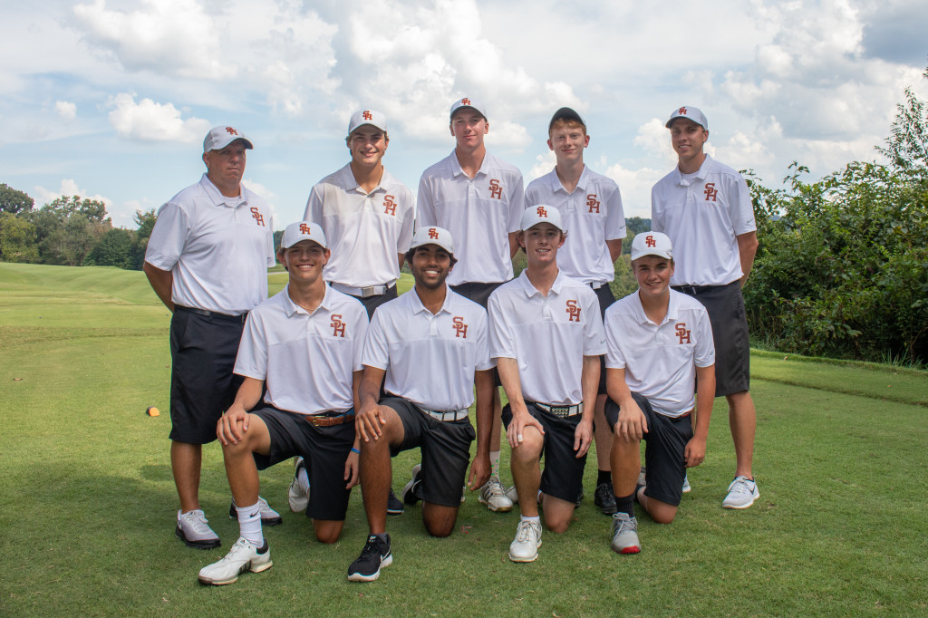 The Science Hill boys golf team, coached by Kevin Vannoy. PHOTO BY ROBERT KELL, creativestoryvisuals.com