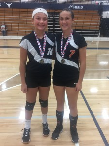 Ridgeview’s Kyleigh Bacon and Allie Davis earned spots on the all-tournament team at the sectional tournament, which was held at Anderson County High School. CONTRIBUTED