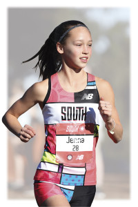 Johnson City's Jenna Hutchins finished ninth in the Foot Locker Cross Country Championships last Saturday in San Diego, earning her All-American honors. PHOTO COURTESY OF PHOTORUN.NET