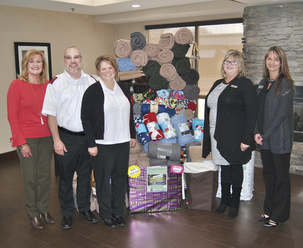 Local hotels band together to donate blankets to Salvation Army