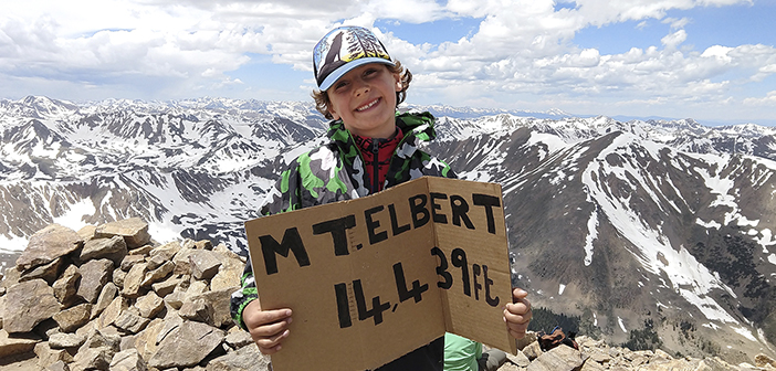 Summiting Mt. Elbert, the tallest mountain in Colorado